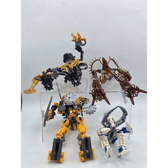 4 Lot LEGO Bionicle Titans Keetongu & Others ! SEE PICS INCOMPLETE- Sold As Is! - Picture 2 of 16